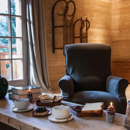 Le Cerf Amoureux Chalet Prive & Spa Салланш Экстерьер фото