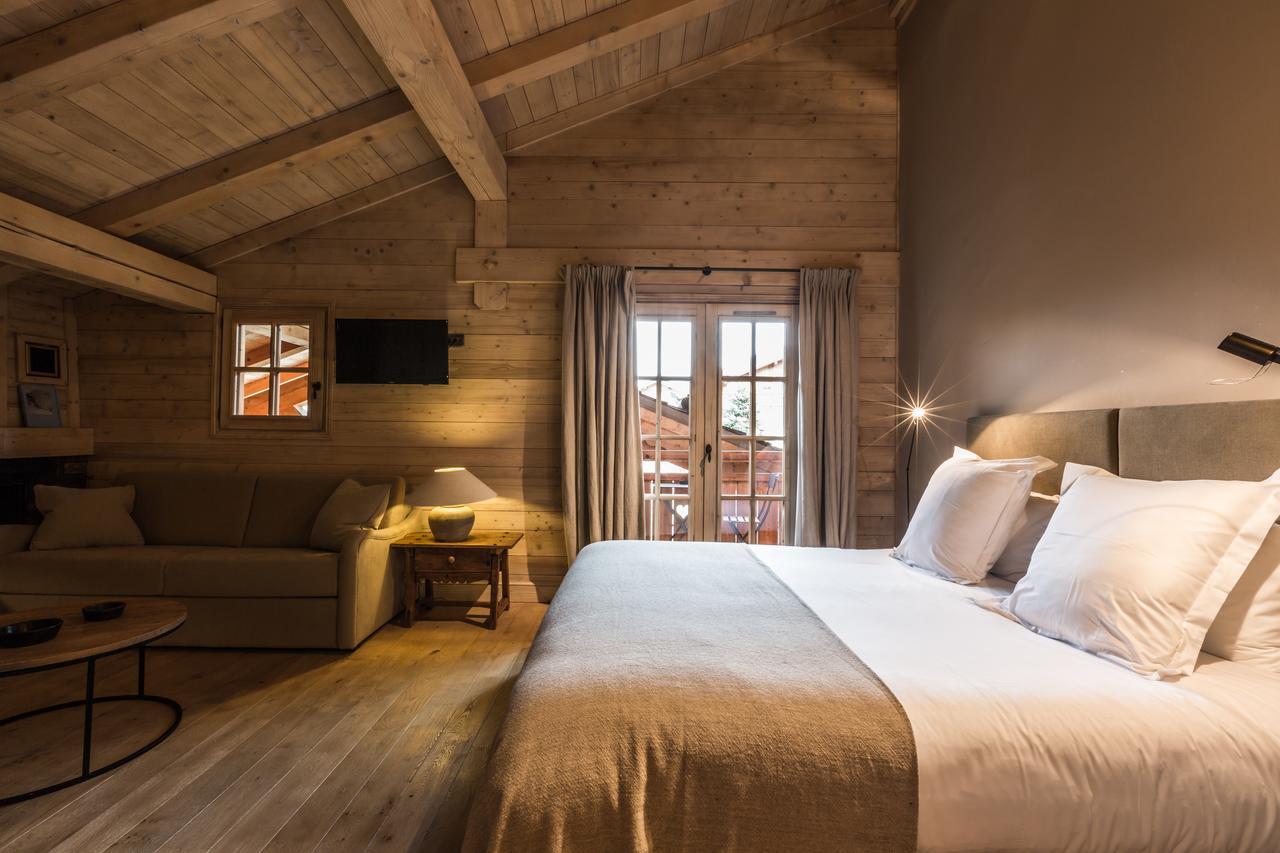 Le Cerf Amoureux Chalet Prive & Spa Салланш Экстерьер фото