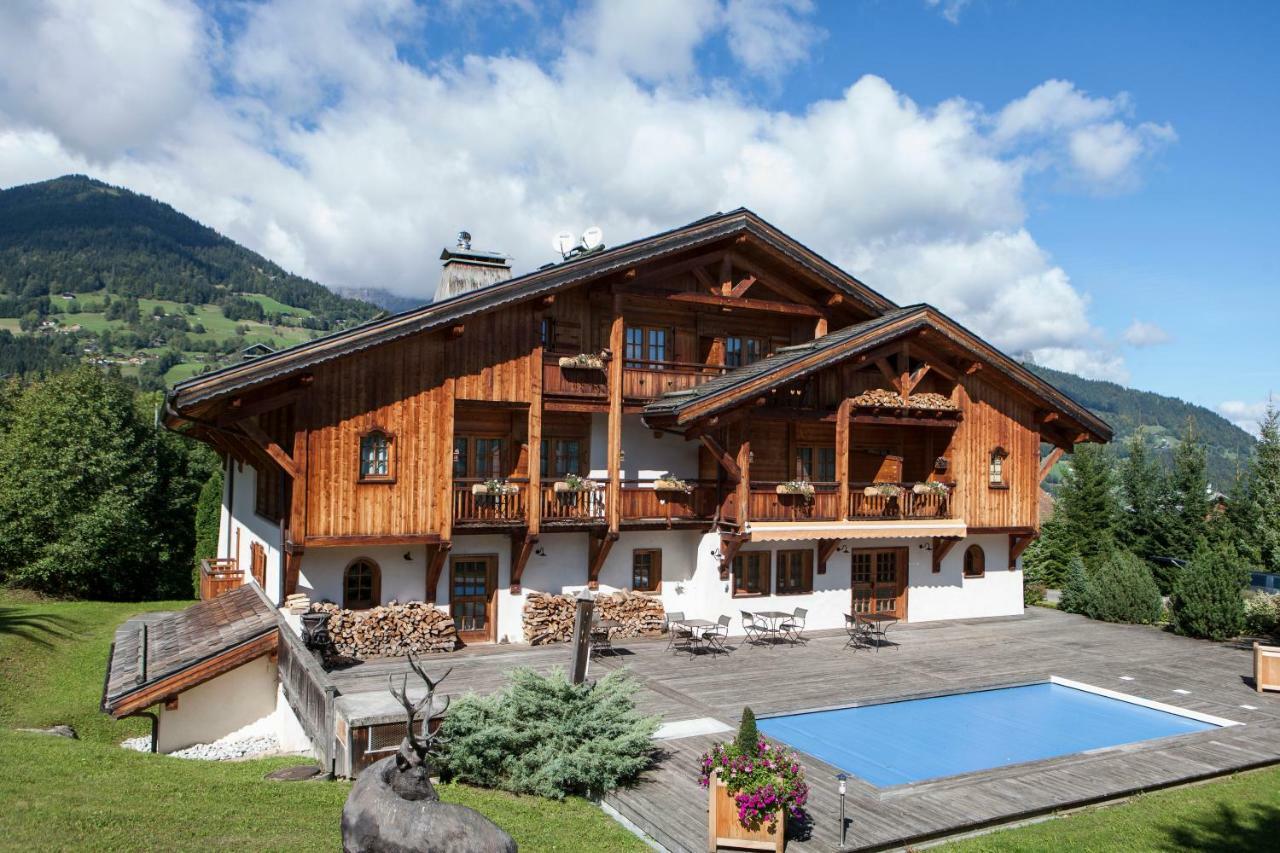 Le Cerf Amoureux Chalet Prive & Spa Салланш Экстерьер фото
