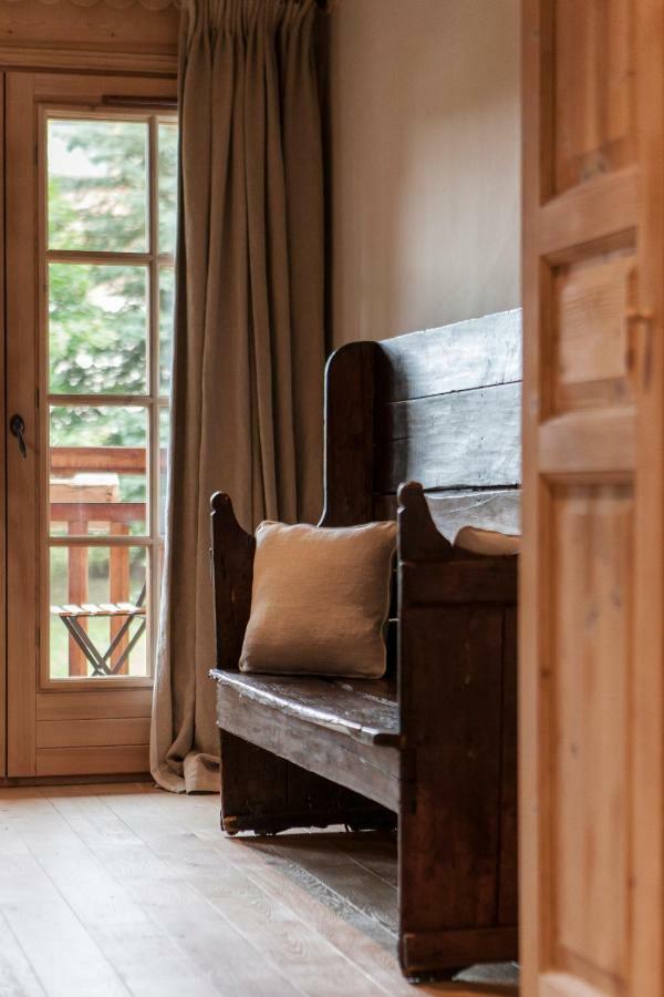 Le Cerf Amoureux Chalet Prive & Spa Салланш Экстерьер фото