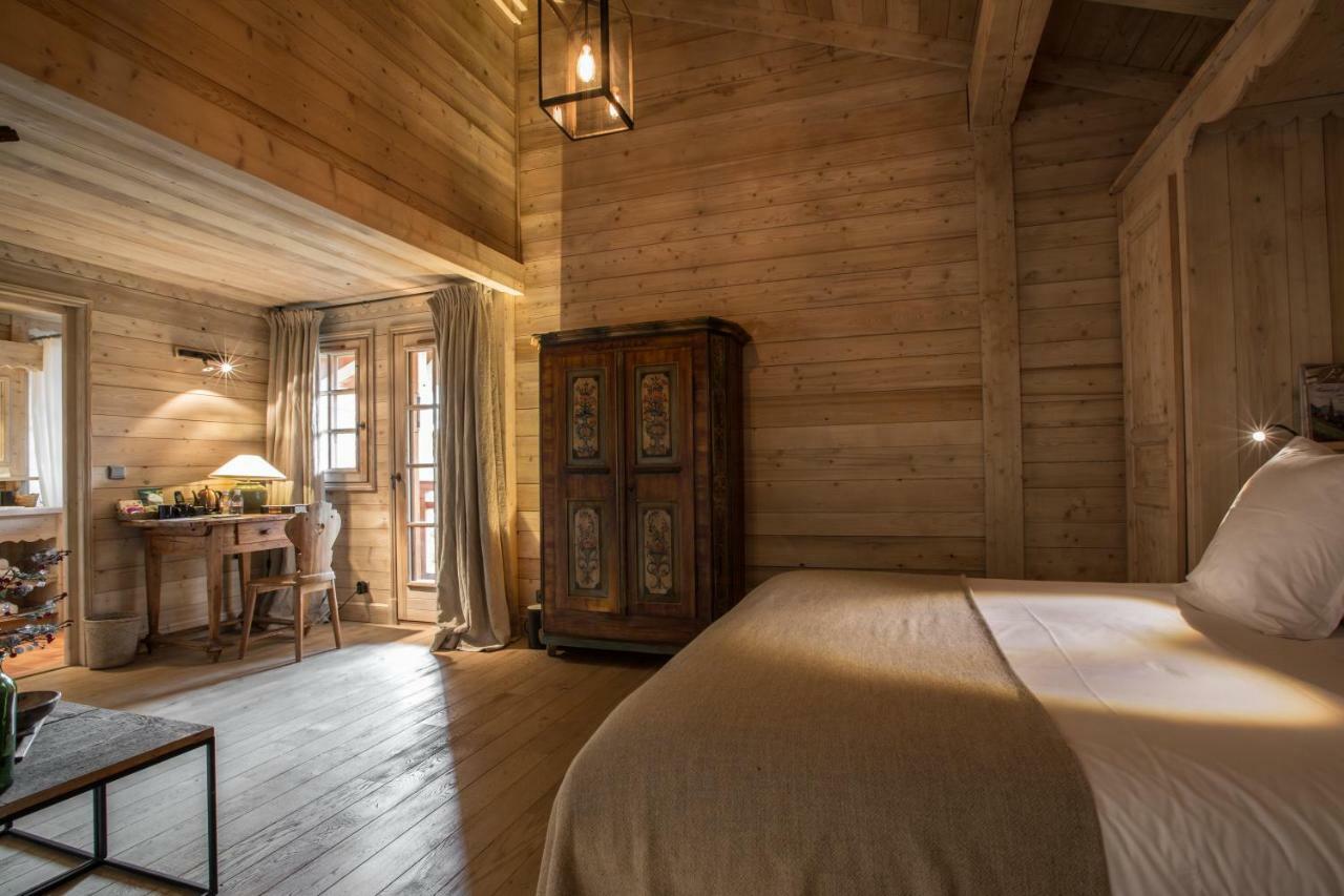 Le Cerf Amoureux Chalet Prive & Spa Салланш Экстерьер фото